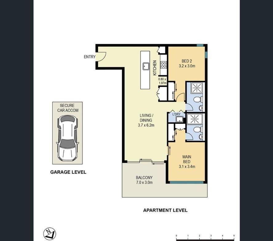 Urban Elegance 2b2b W Parking, Pool South Brisbane